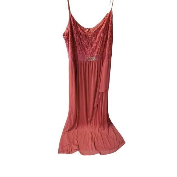 NWT Adrianna Papell Sleeveless Lace Dress Size 16 - Picture 2 of 7